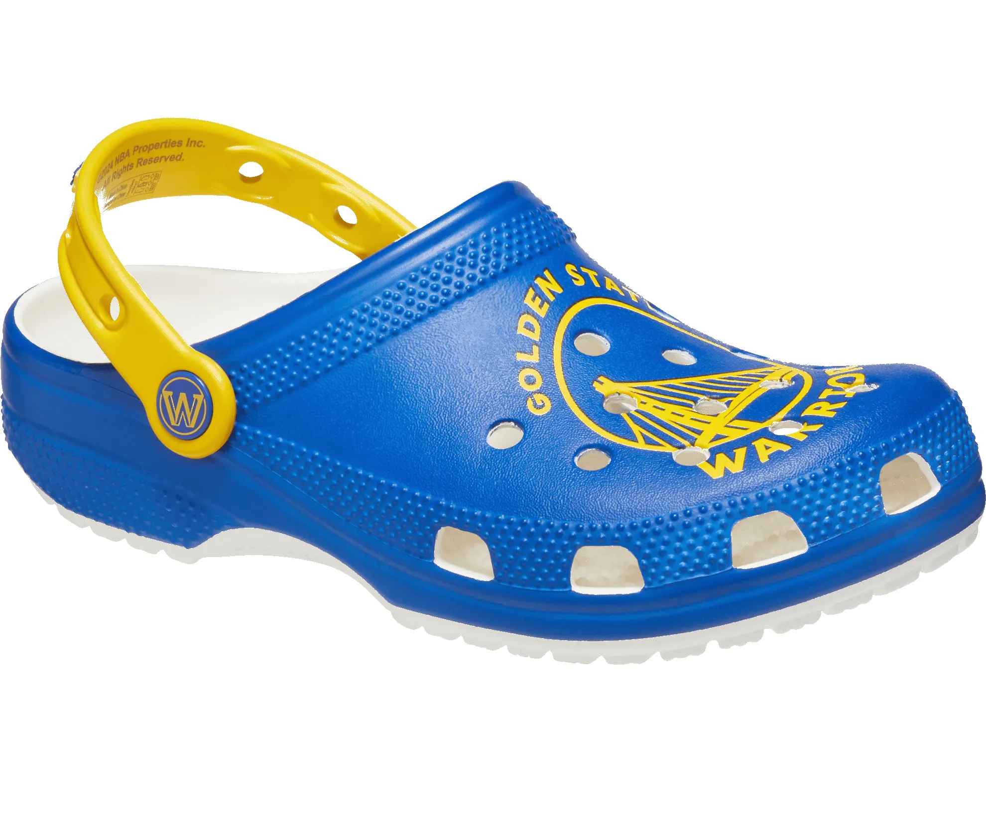 CROCS Unisex NBA Golden State Warriors Classic Clog - White sold by The Foot Factory product image thumbnail 5