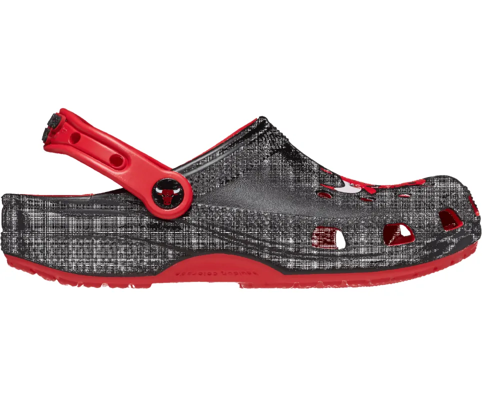 CROCS Unisex NBA Chicago Bulls Classic Clog - Varsity Red sold by The Foot Factory