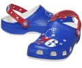 CROCS Unisex NBA Philadelphia 76ers Classic Clog - White sold by The Foot Factory