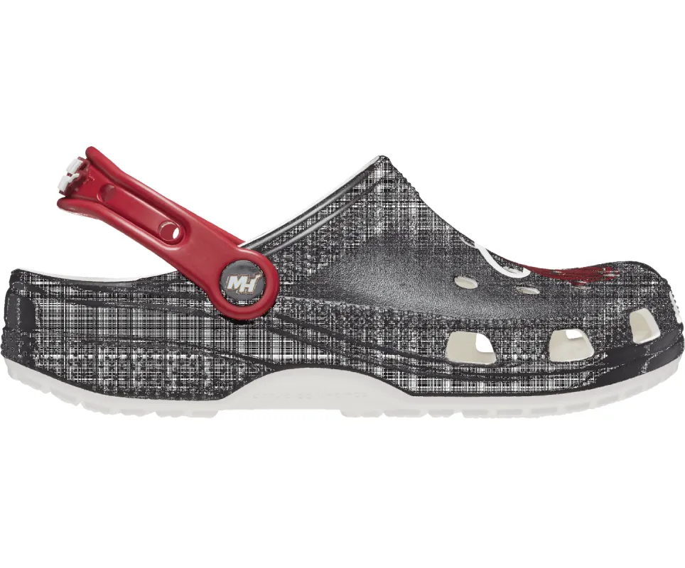 CROCS Unisex NBA Miami Heat Classic Clog - Black sold by The Foot Factory