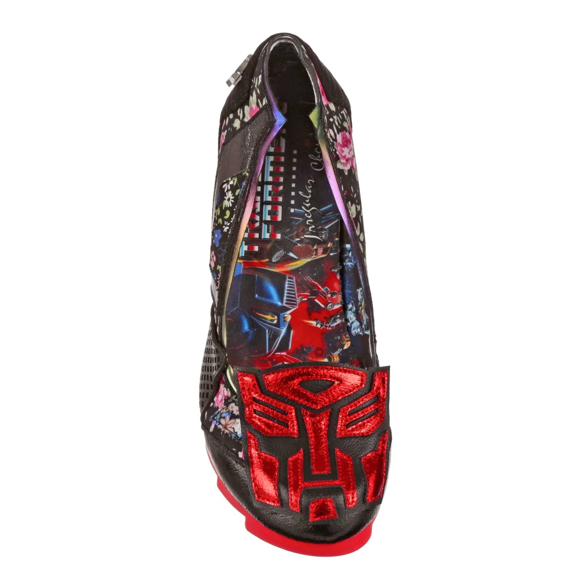 Irregular Choice Womens Transformers All Sparkle High Heels - Black sold by The Foot Factory product image thumbnail 4