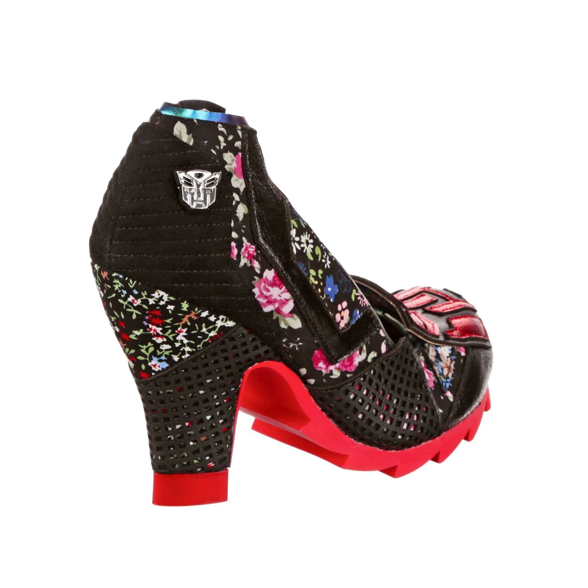Irregular Choice Womens Transformers All Sparkle High Heels - Black sold by The Foot Factory product image thumbnail 3