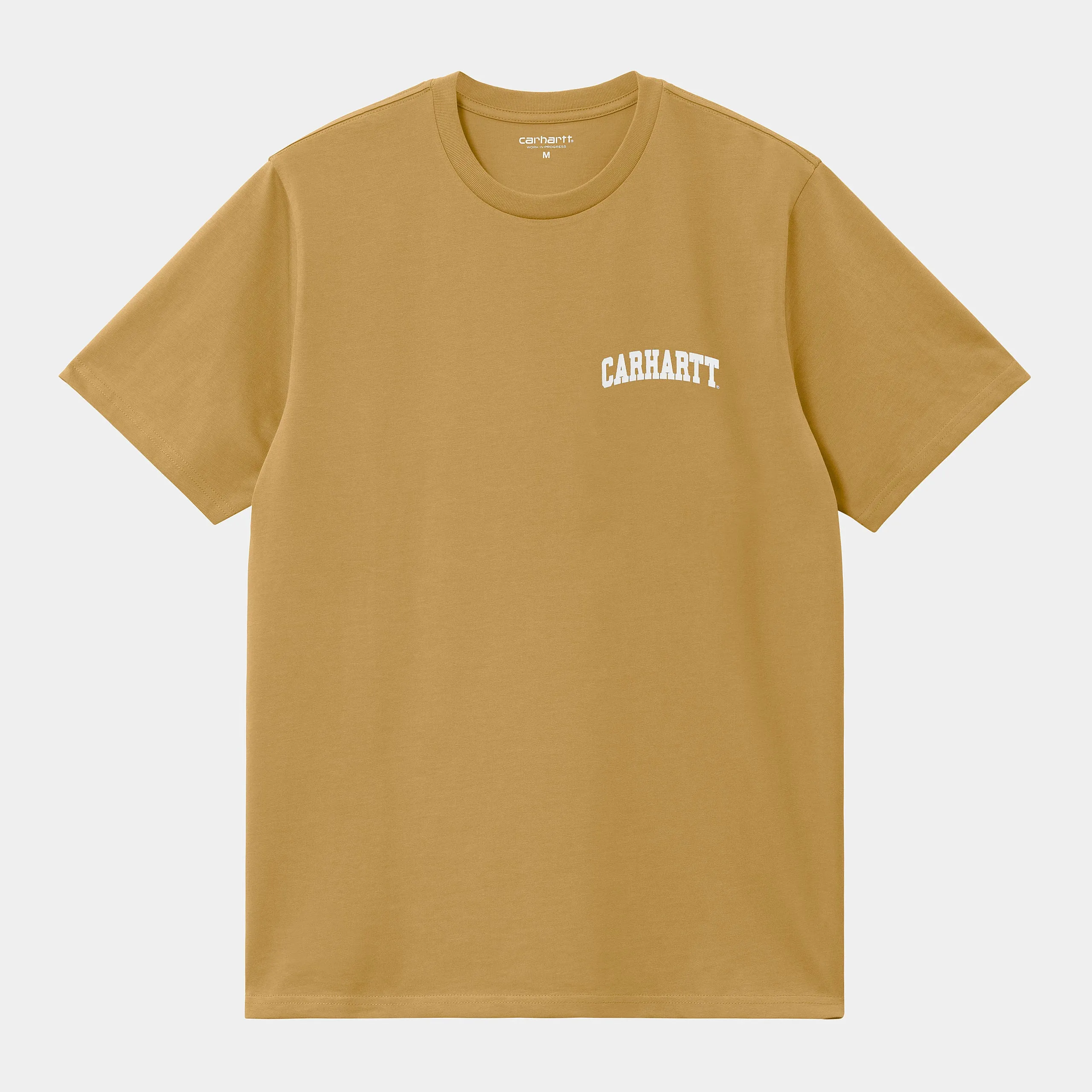 Carhartt WIP Mens University Script T-Shirt - Bourbon sold by The Foot Factory