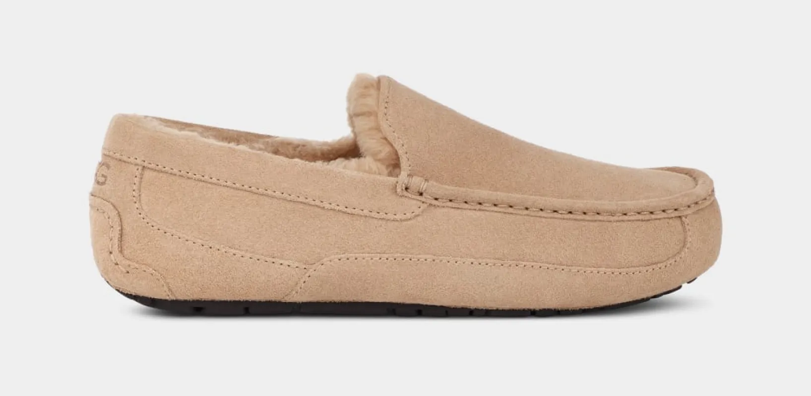UGG Mens Ascot Slipper - Sand sold by The Foot Factory