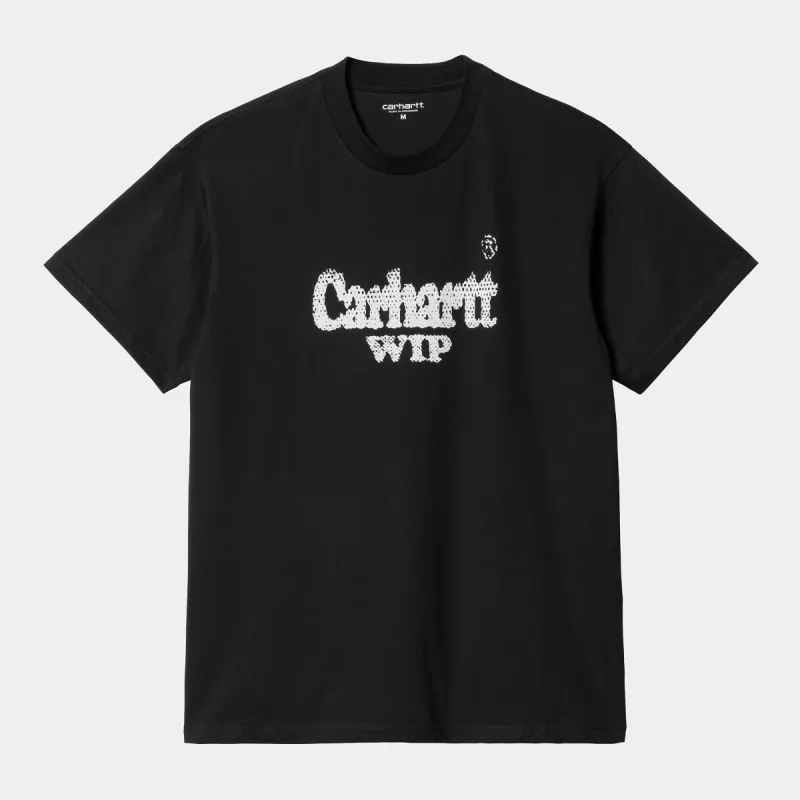 Carhartt WIP Mens Spree Halftone T-Shirt - Black made by Carhartt WIP