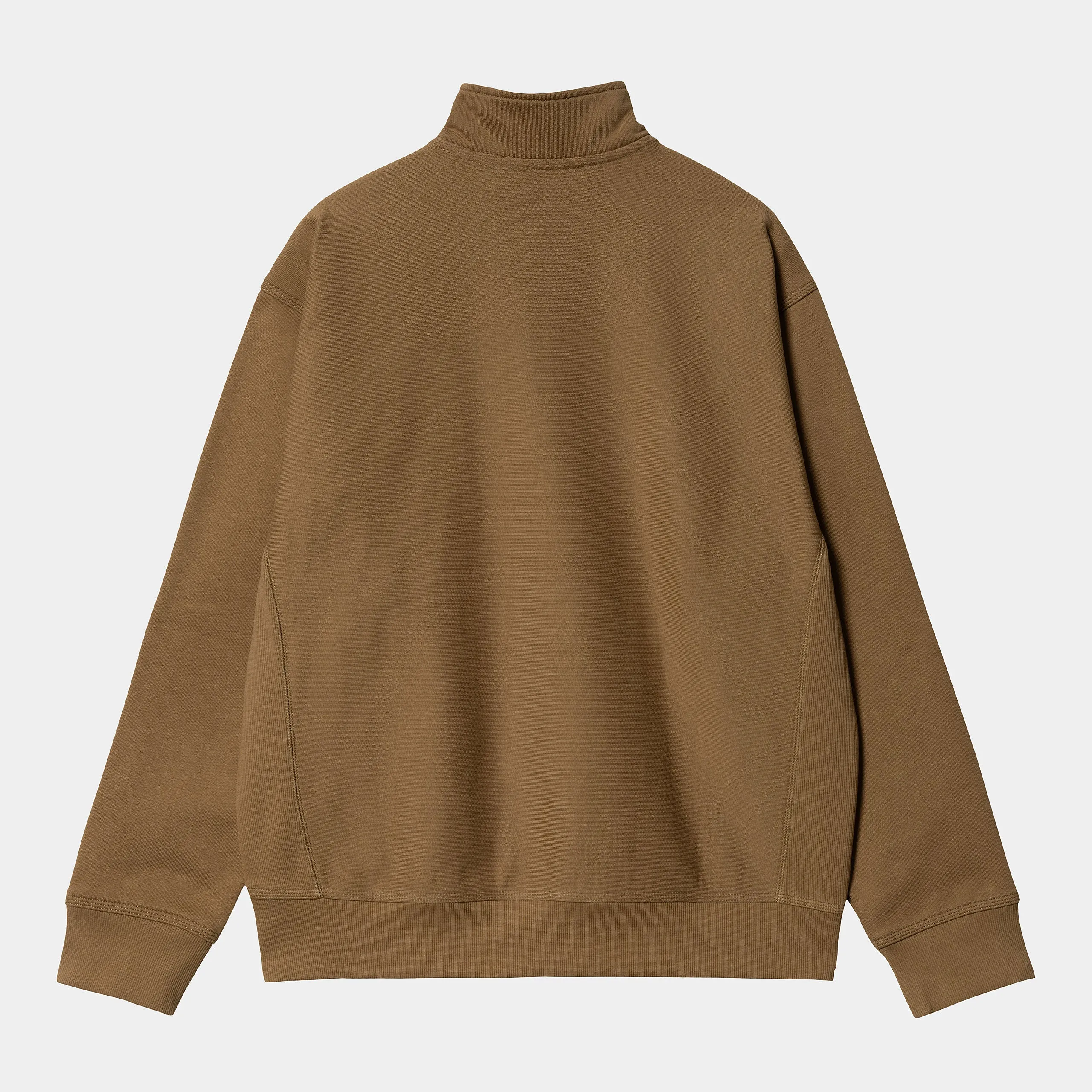 Carhartt WIP Mens Half Zip American Script Sweat Top - Hamilton Brown sold by The Foot Factory product image thumbnail 2