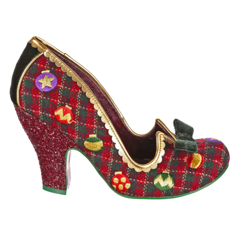 Irregular Choice Womens Bauble Boo High Heel - Red sold by The Foot Factory