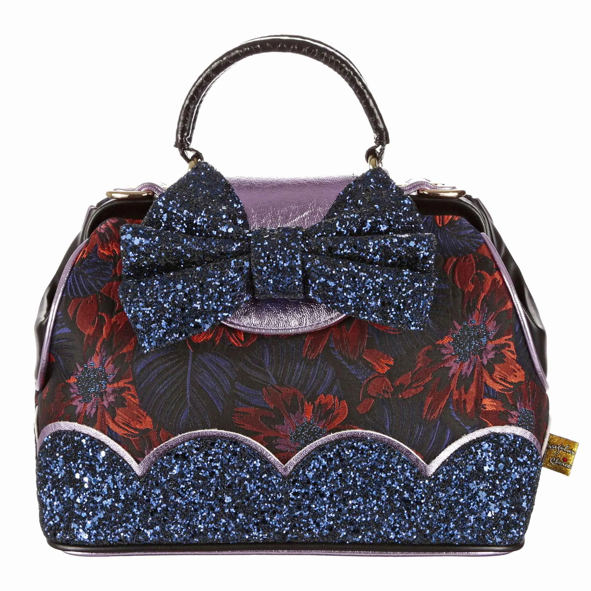 Irregular Choice Womens Radiant Ribbon Bag - Blue sold by The Foot Factory