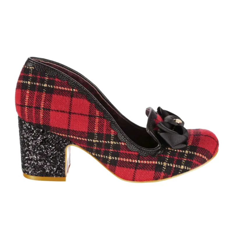 Irregular Choice Womens Prim & Proper High Heel - Red sold by The Foot Factory