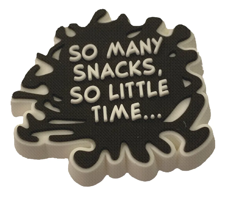 Crocs Jibbitz Spiderman Venom "So Many Snacks" Charm sold by The Foot Factory