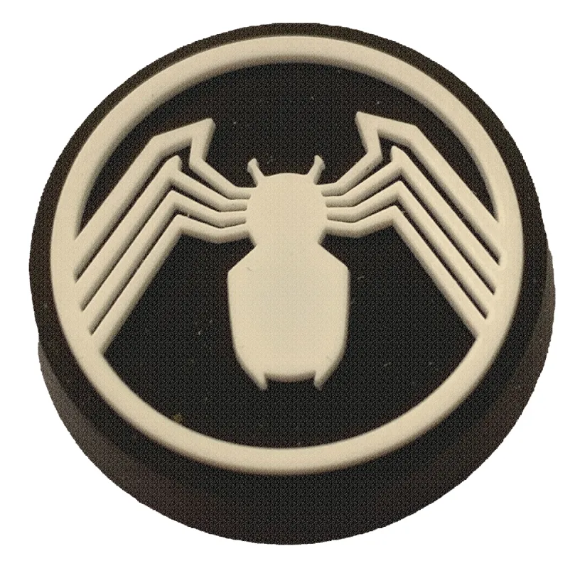 Crocs Jibbitz Spiderman Venom Logo Charm sold by The Foot Factory