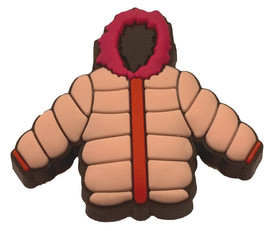 Crocs Jibbitz Parka Jacket Charm sold by The Foot Factory