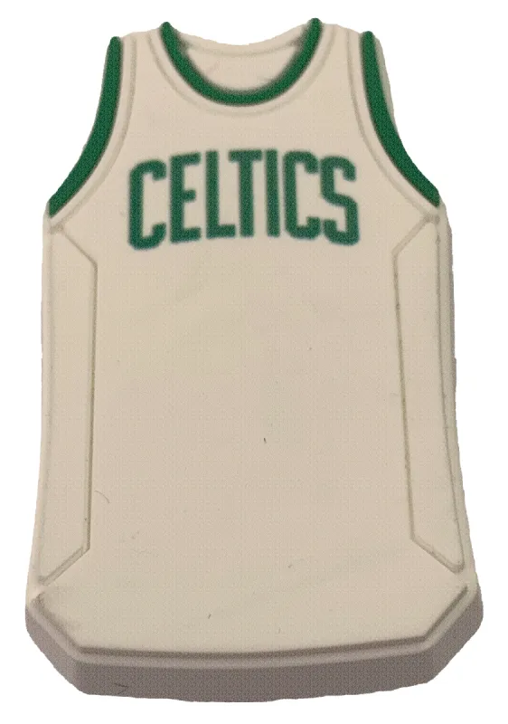 Crocs Jibbitz NBA Boston Celtics White Jersey Charm made by Crocs
