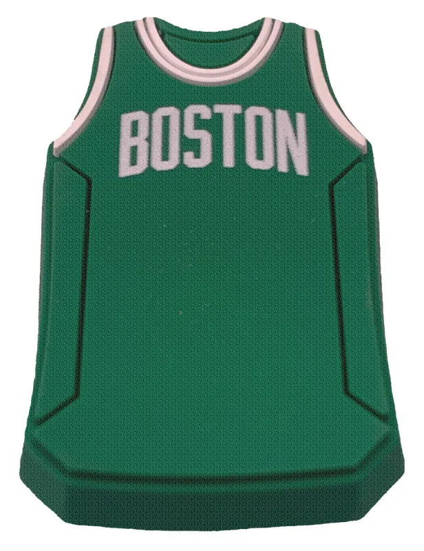 Crocs Jibbitz NBA Boston Celtics Green Jersey Charm sold by The Foot Factory