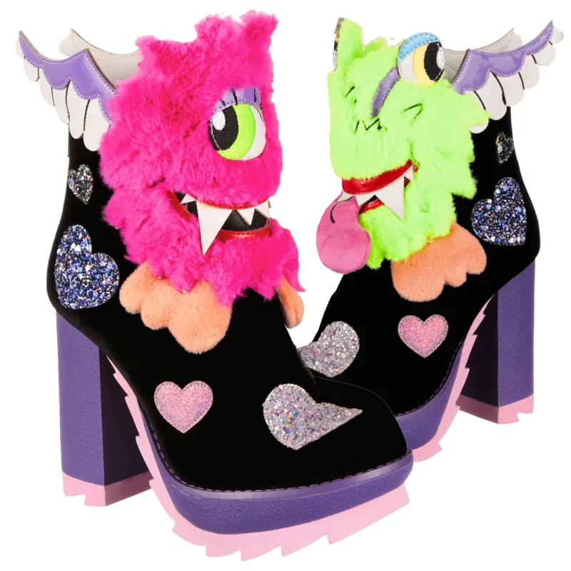 Irregular Choice Womens One Eyed Wonder High Heels - Black sold by The Foot Factory