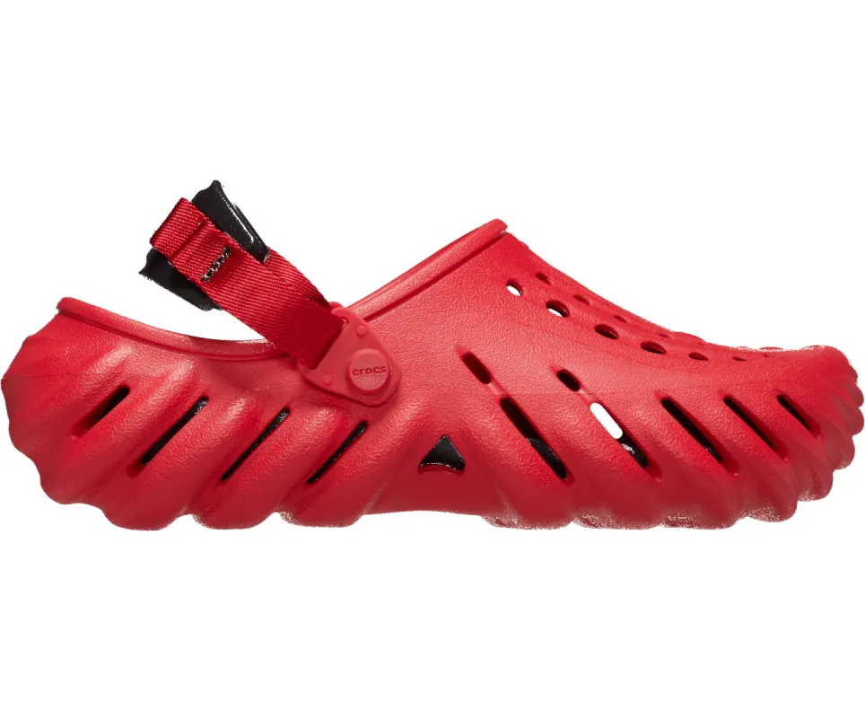 Crocs Unisex Echo Clog - Varsity Red sold by The Foot Factory