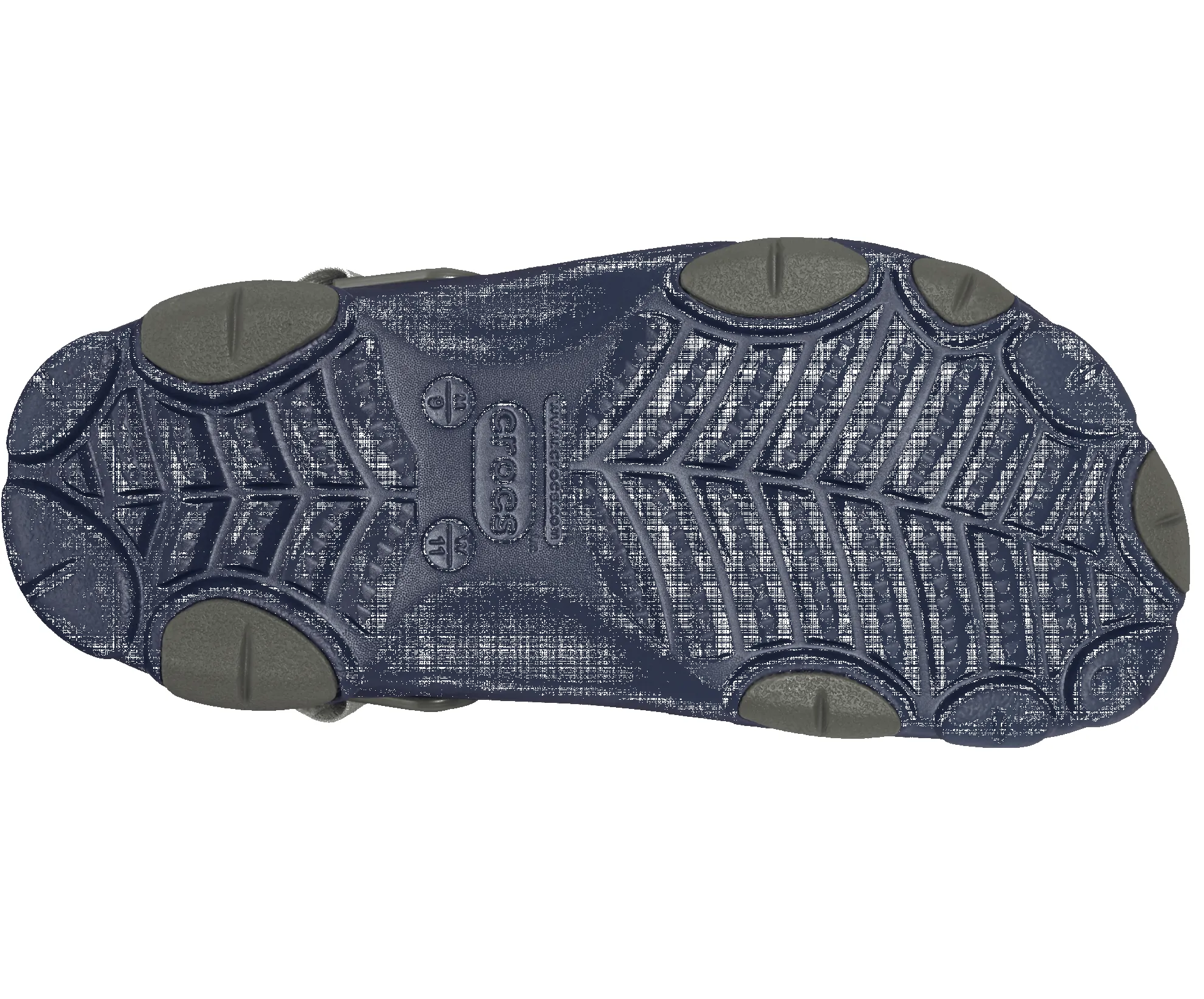 Crocs Unisex Classic All-Terrain Clog - Navy / Dusty Olive sold by The Foot Factory product image thumbnail 4