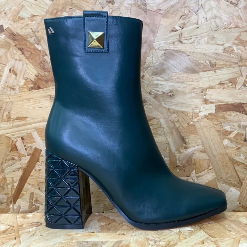 Una Healy Womens Temporary Home Ankle Boot - Green sold by The Foot Factory