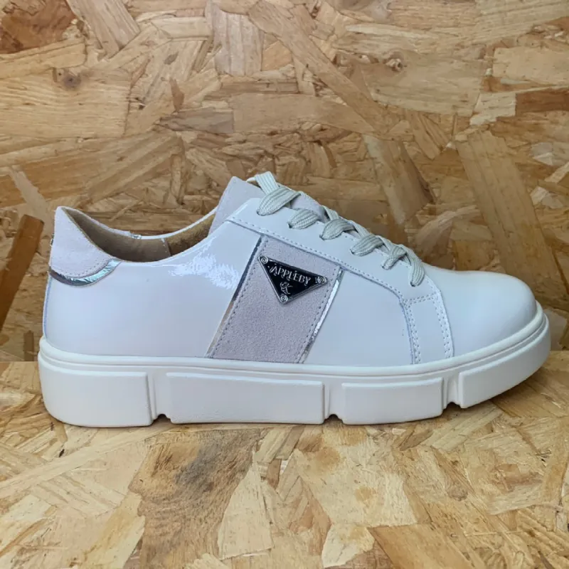 Kate Appleby Womens Arlesey Trainers - Porcelain sold by The Foot Factory
