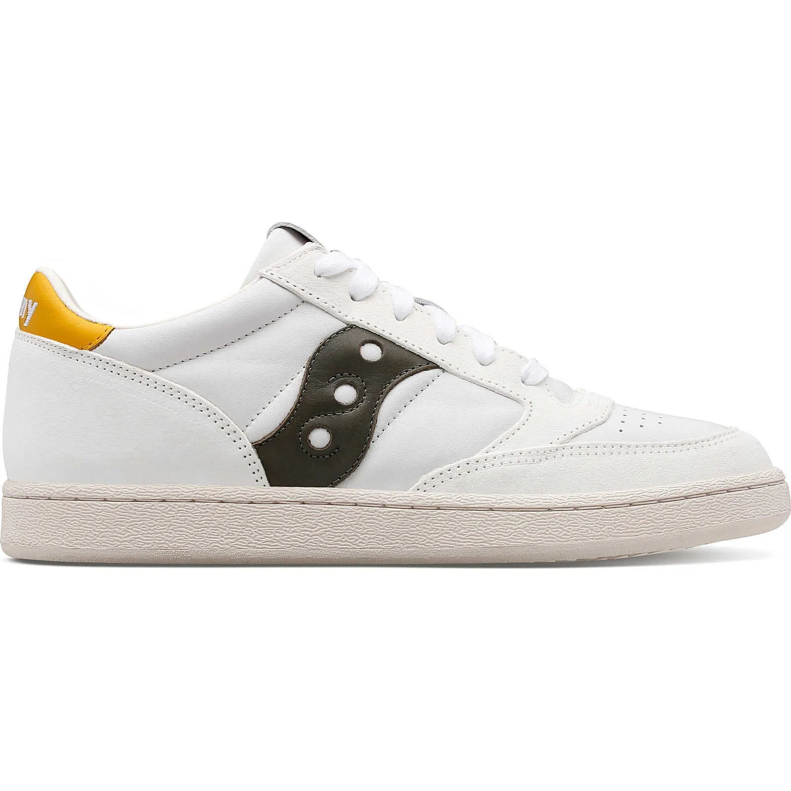 Saucony Mens Jazz Court Trainers - White / Green sold by The Foot Factory