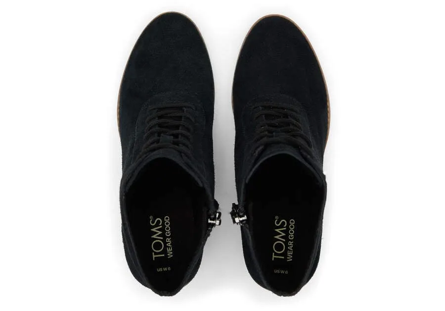 TOMS Womens Evelyn Lace Up Ankle Boot - Black sold by The Foot Factory product image thumbnail 4