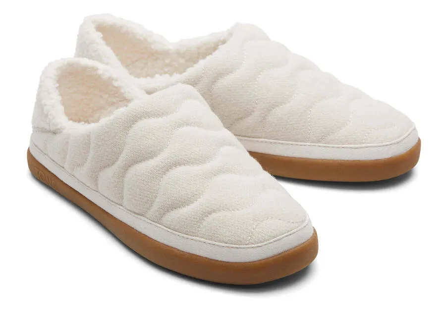 TOMS Womens Ezra Quilted Slippers - Light Sand sold by The Foot Factory product image thumbnail 3