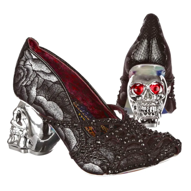 Irregular Choice Womens Halloween Dead Ringer High Heel - Black sold by The Foot Factory