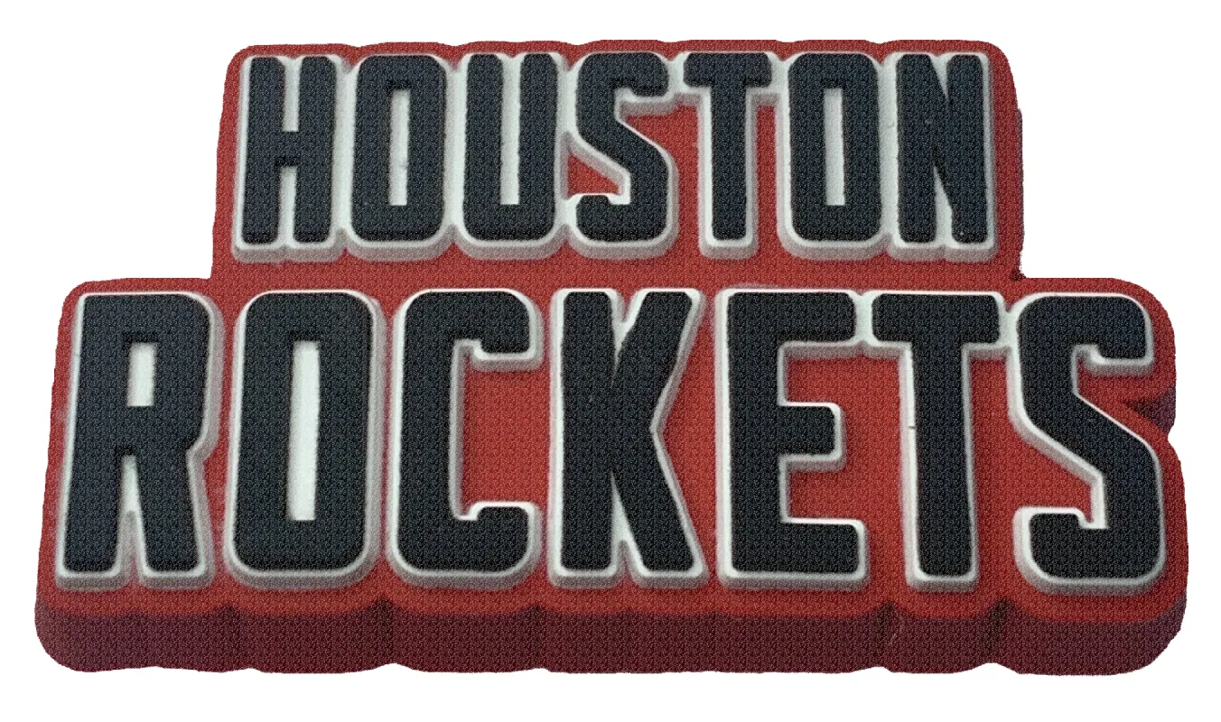 Crocs Jibbitz NBA "Houston Rockets" Charm sold by The Foot Factory