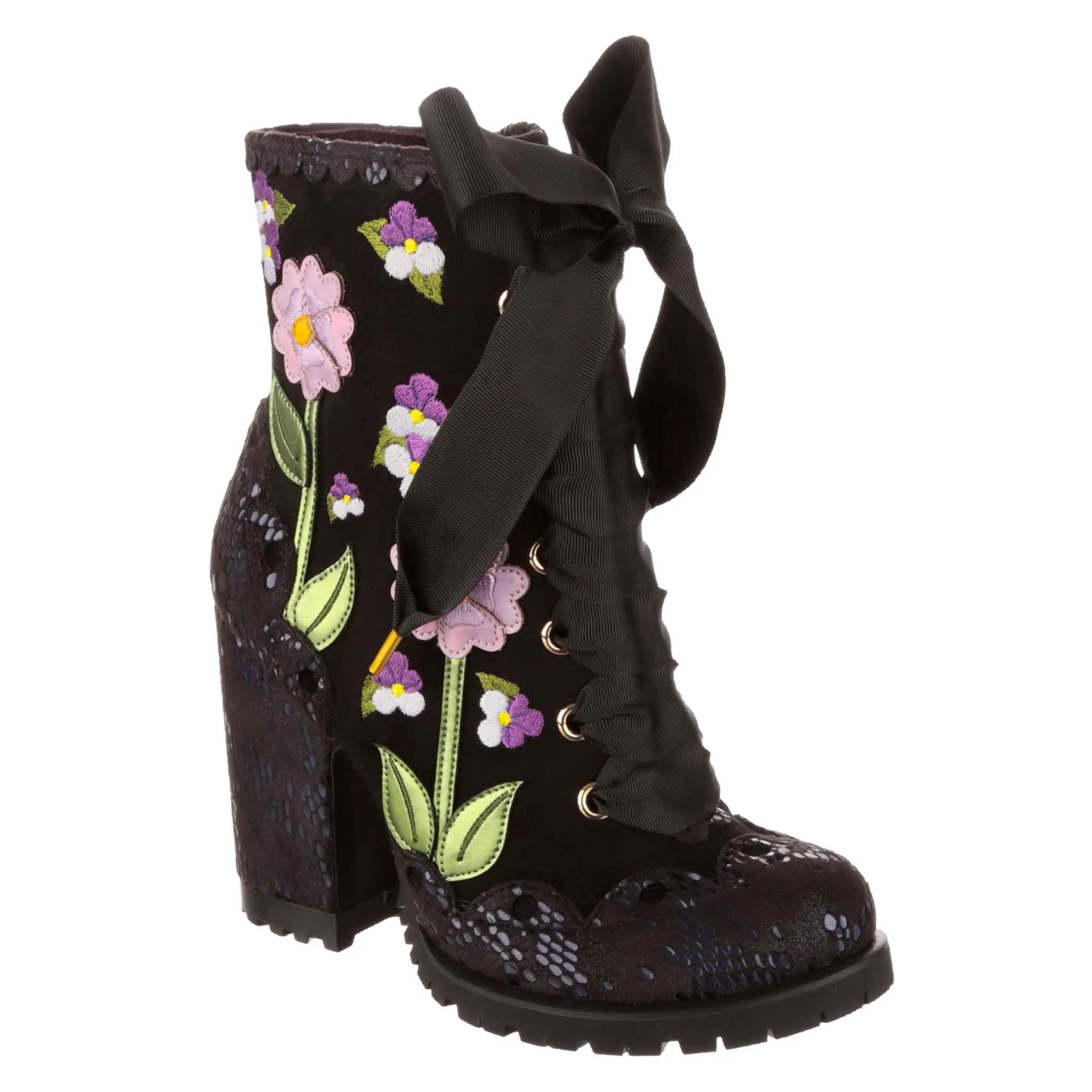 Irregular Choice Womens Vibrant Violets High Heel - Black sold by The Foot Factory product image thumbnail 2