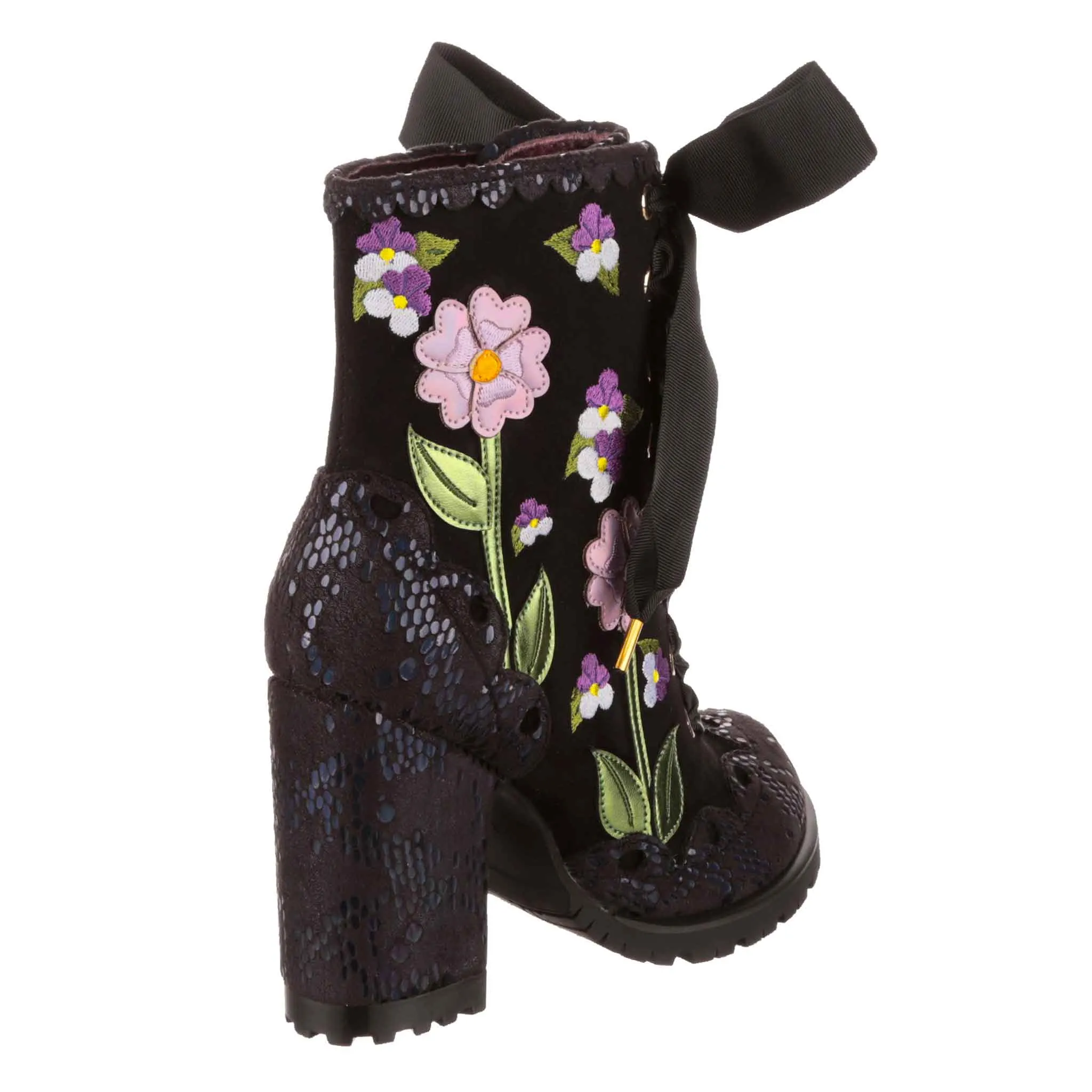 Irregular Choice Womens Vibrant Violets High Heel - Black sold by The Foot Factory product image thumbnail 3