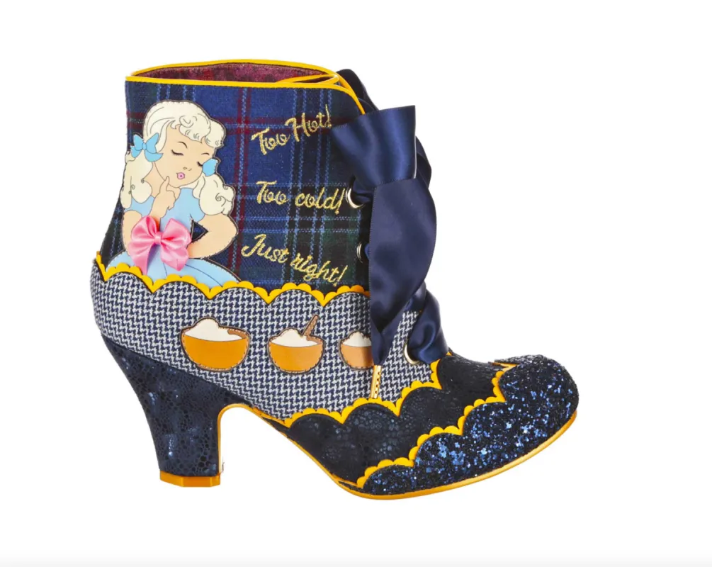 Irregular Choice Women's New Roomie Ankle Boot - Blue sold by The Foot Factory