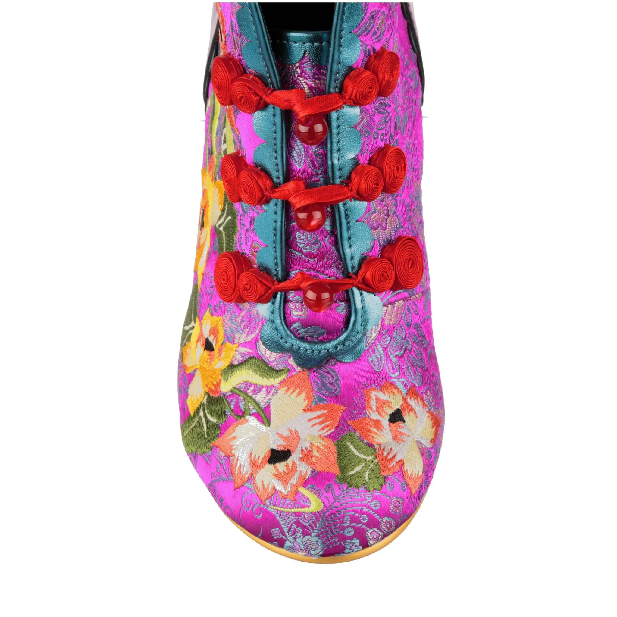 Irregular Choice Womens Lotus Eater High Heels - Fuchsia sold by The Foot Factory product image thumbnail 5