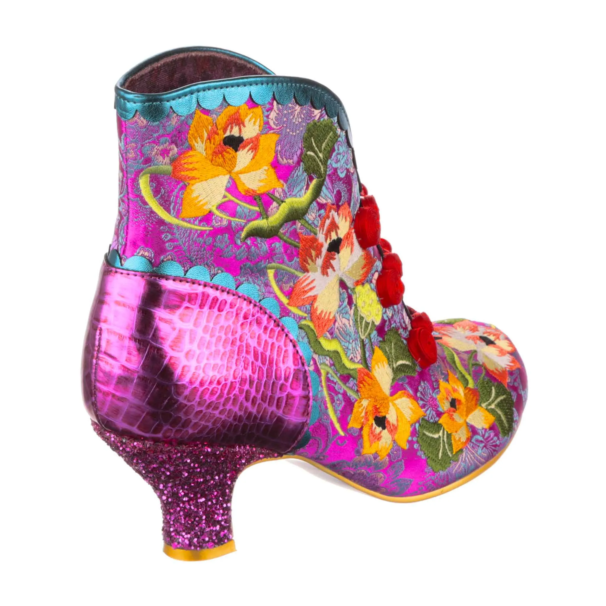 Irregular Choice Womens Lotus Eater High Heels - Fuchsia sold by The Foot Factory product image thumbnail 3