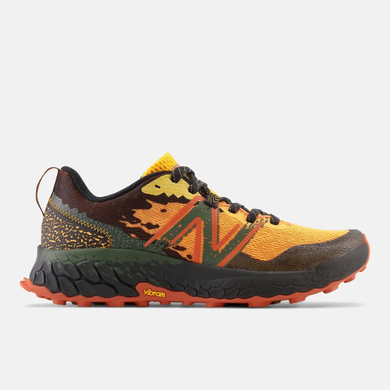 New Balance Mens Fresh Foam X Hierro v7 Trainers - Marigold / Black sold by The Foot Factory