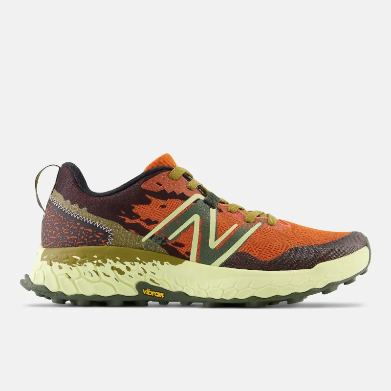 New Balance Mens Fresh Foam X Hierro v7 Trainers - Orange / Olive sold by The Foot Factory