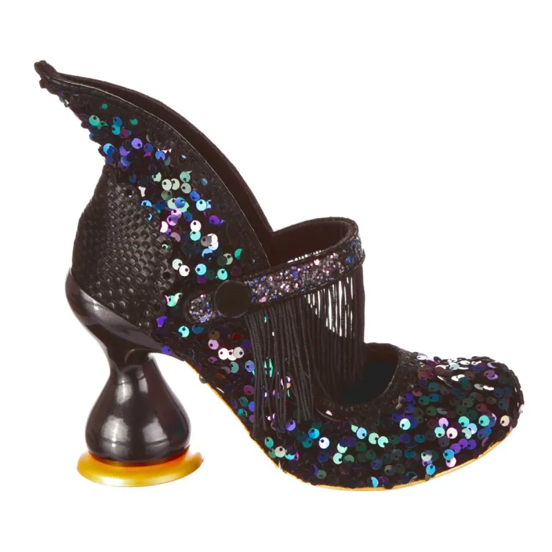 Irregular Choice Womens Villain Rea High Heels - Black sold by The Foot Factory