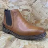 Rieker Mens Leather Chelsea Boot - Tan sold by The Foot Factory