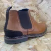 Rieker Mens Leather Chelsea Boot - Tan sold by The Foot Factory