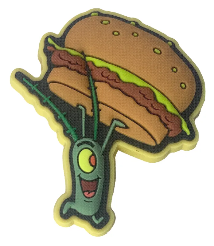 Crocs Jibbitz Spongebob Squarepants Plankton Carrying A Burger Charm sold by The Foot Factory