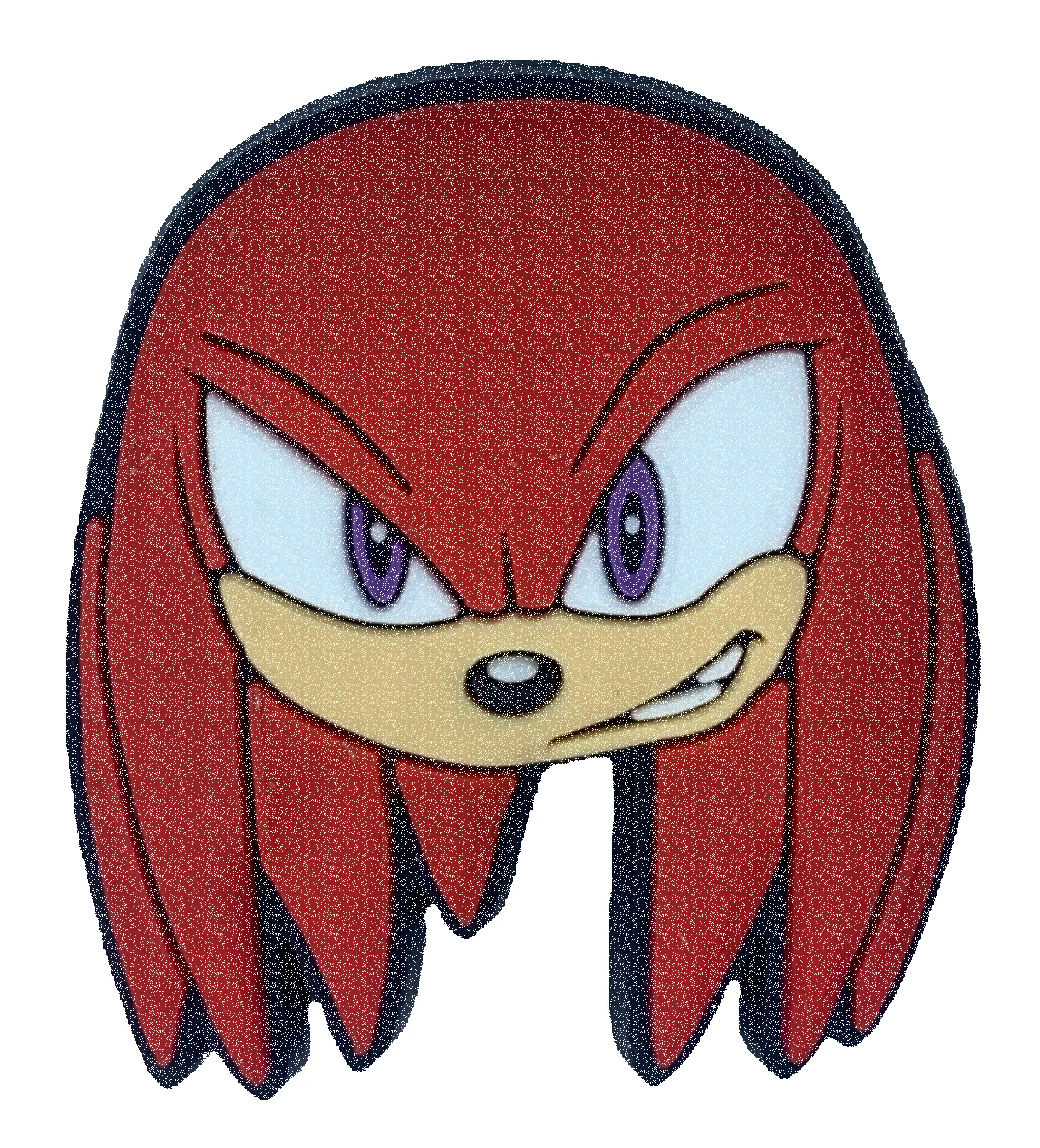 Crocs Jibbitz Sonic The Hedgehog Knuckles Charm sold by The Foot Factory