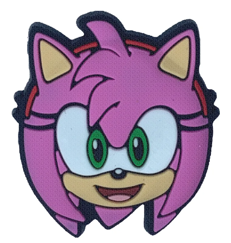 Crocs Jibbitz Sonic The Hedgehog Amy Rose Charm sold by The Foot Factory