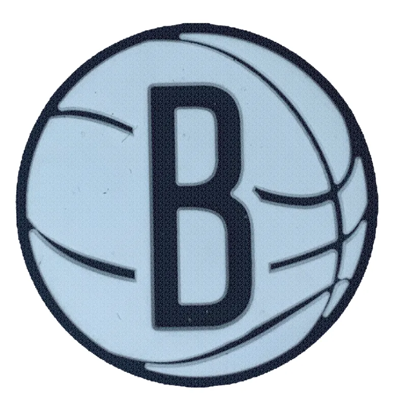 Crocs Jibbitz NBA Brooklyn Nets "B" Basketball Charm sold by The Foot Factory