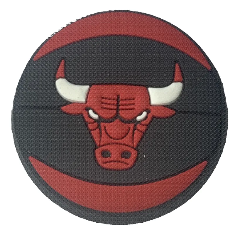 Crocs Jibbitz NBA Chicago Bulls Basketball Charm sold by The Foot Factory