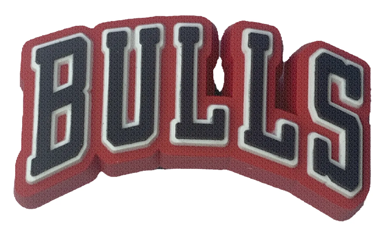 Crocs Jibbitz NBA Chicago "Bulls" Charm sold by The Foot Factory