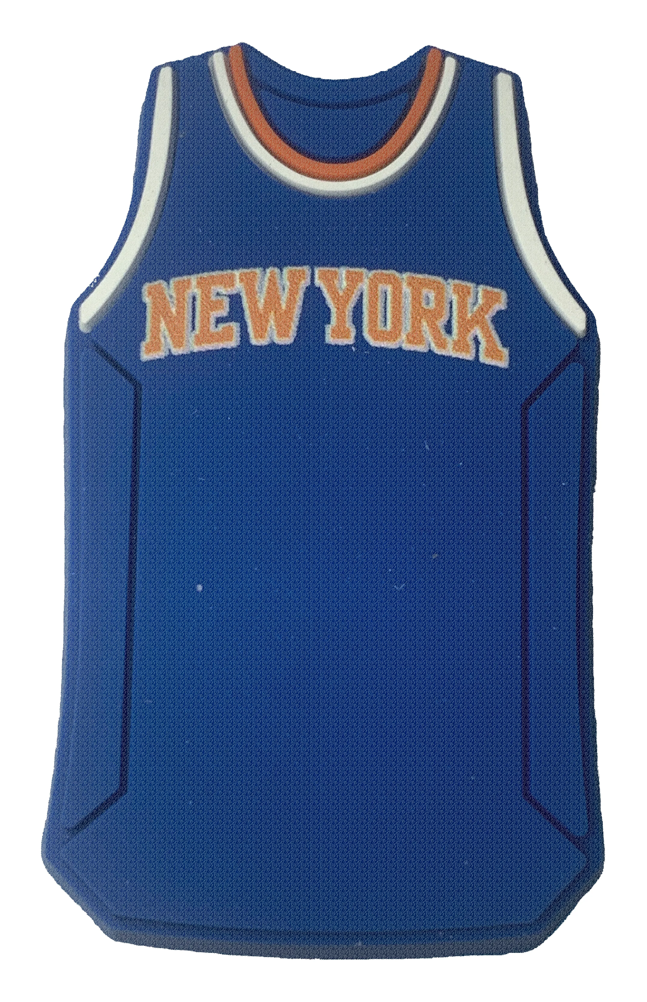 Crocs Jibbitz NBA New York Knicks Blue Jersey Charm sold by The Foot Factory