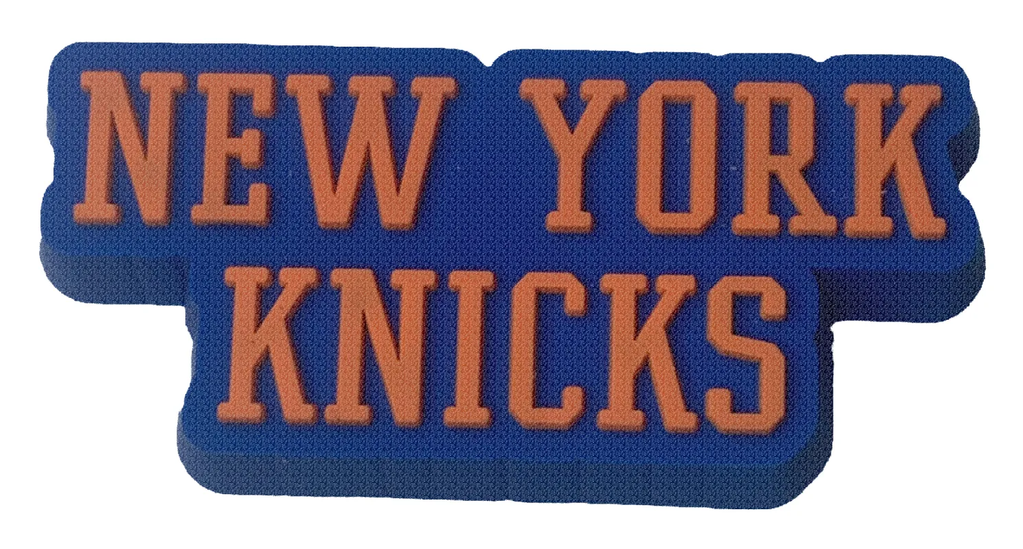 Crocs Jibbitz NBA "New York Knicks" Charm sold by The Foot Factory