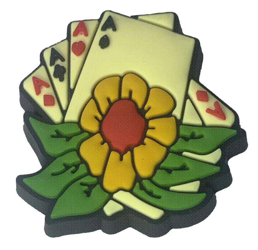 Crocs Jibbitz Old School Tattoo Cards Charm sold by The Foot Factory