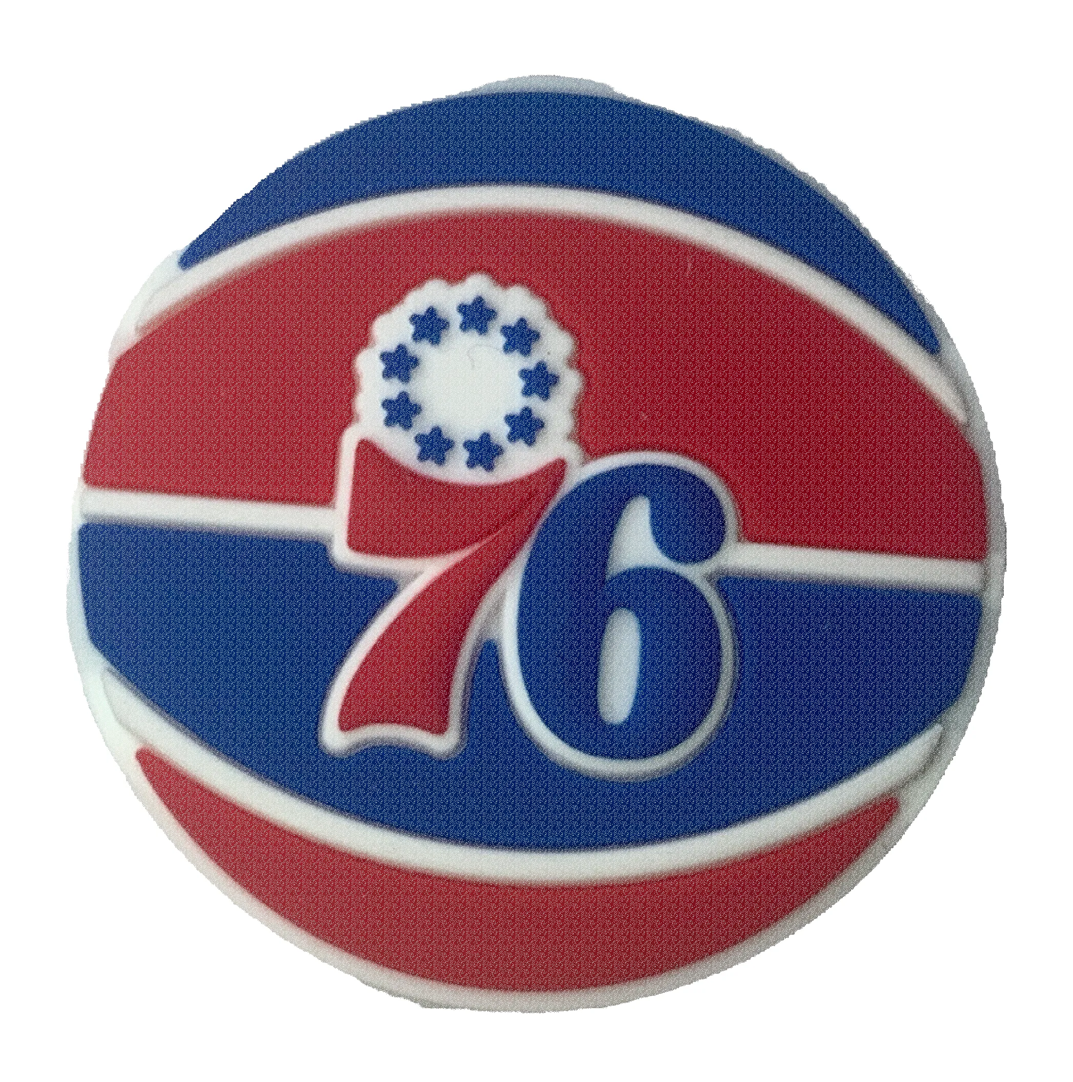 Crocs Jibbitz NBA Philadelphia 76ers Basketball Charm sold by The Foot Factory