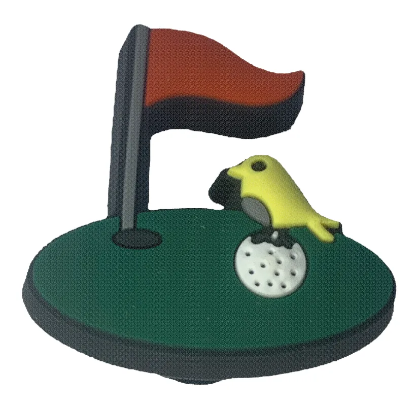 Crocs Jibbitz Golf Game Green Charm sold by The Foot Factory