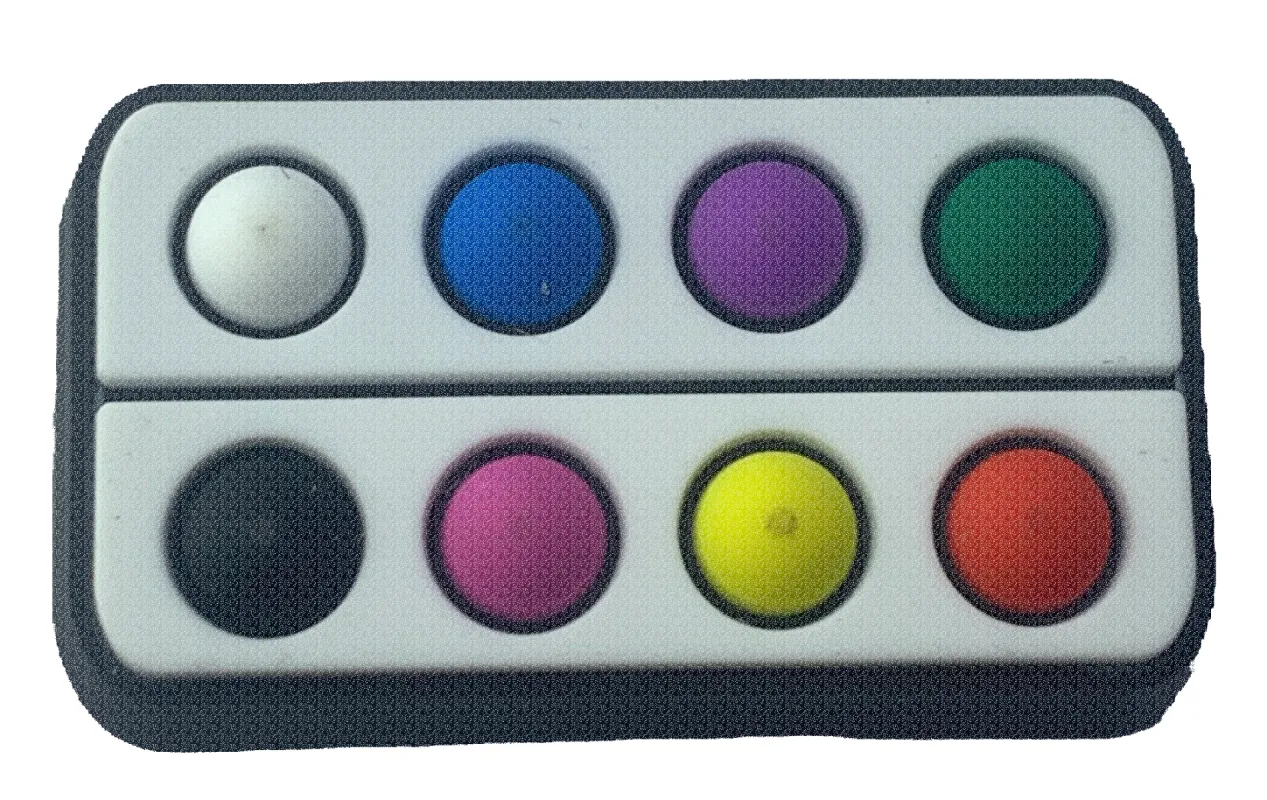 Crocs Jibbitz Paint Palette Charm sold by The Foot Factory